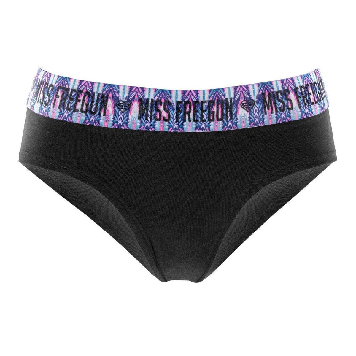 FREEGUN Lot de 5 culottes femme en coton Ethnik