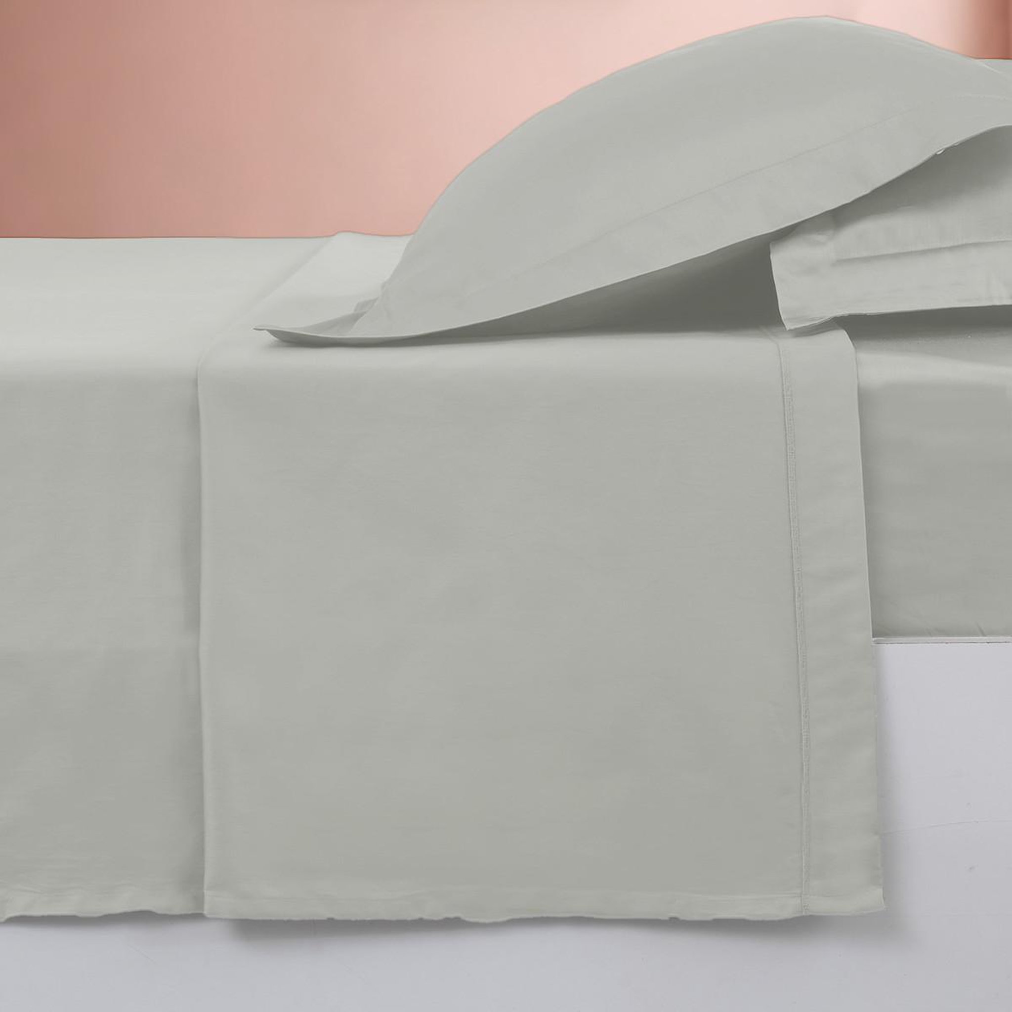 Voir la diapositive 3 : Sensei Maison Drap plat en percale de coton SOFT PERCALE