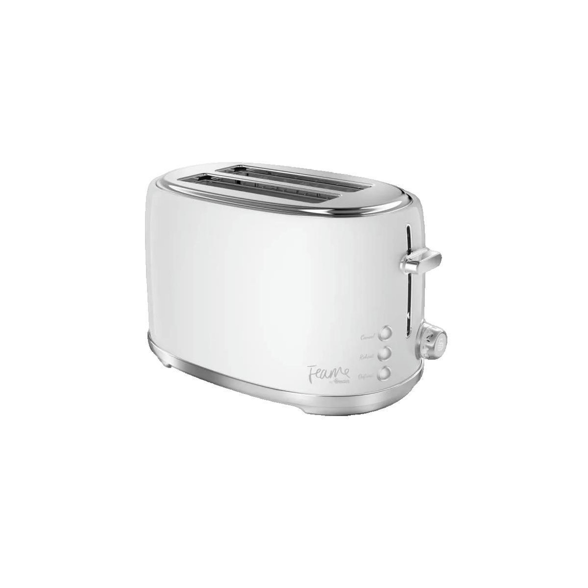 SWAN Grille pain Swan rétro 2 toasts gris