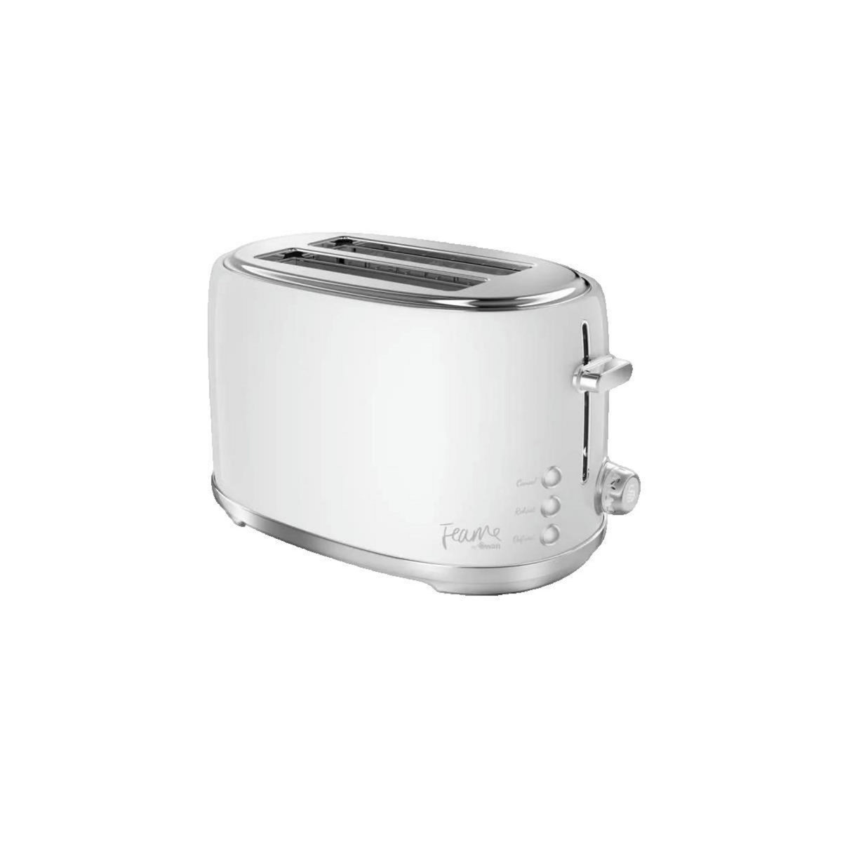 SWAN Grille pain Swan rétro 2 toasts gris