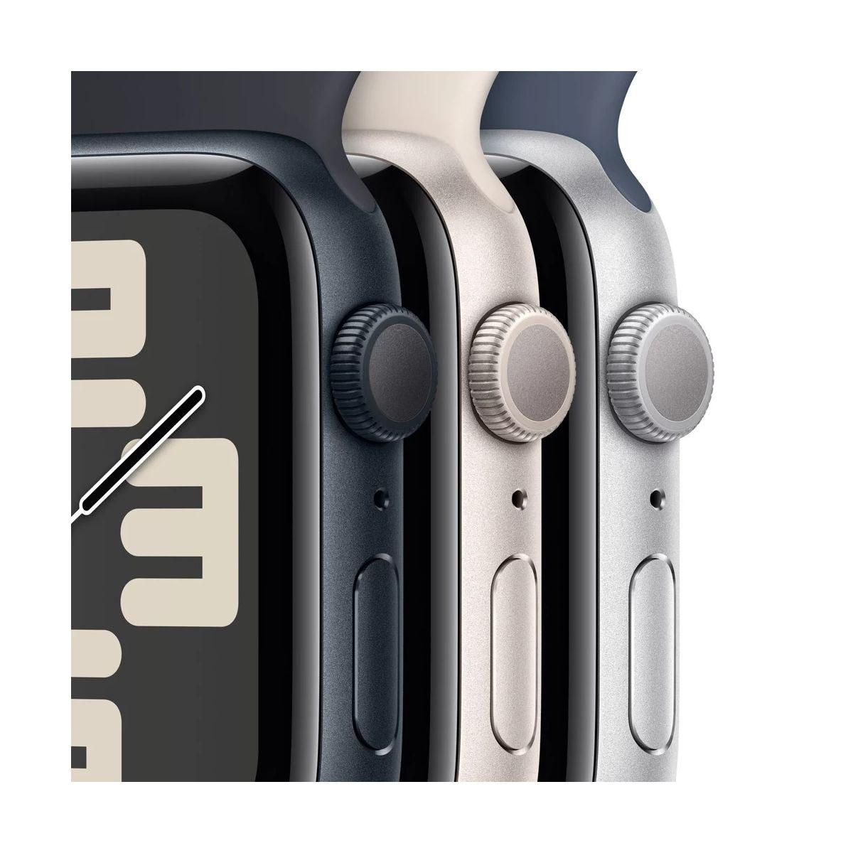 APPLE Montre connectée SE 44mm Lumière Stellaire S/M