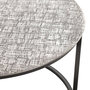 Voir la diapositive 3 : Paris Prix Table Basse Design  Galia  59cm Argent & Noir