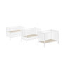 Voir la diapositive 4 : Paris Prix Pack - Lit Bébé & Table à Langer  Dino  60x120cm Blanc