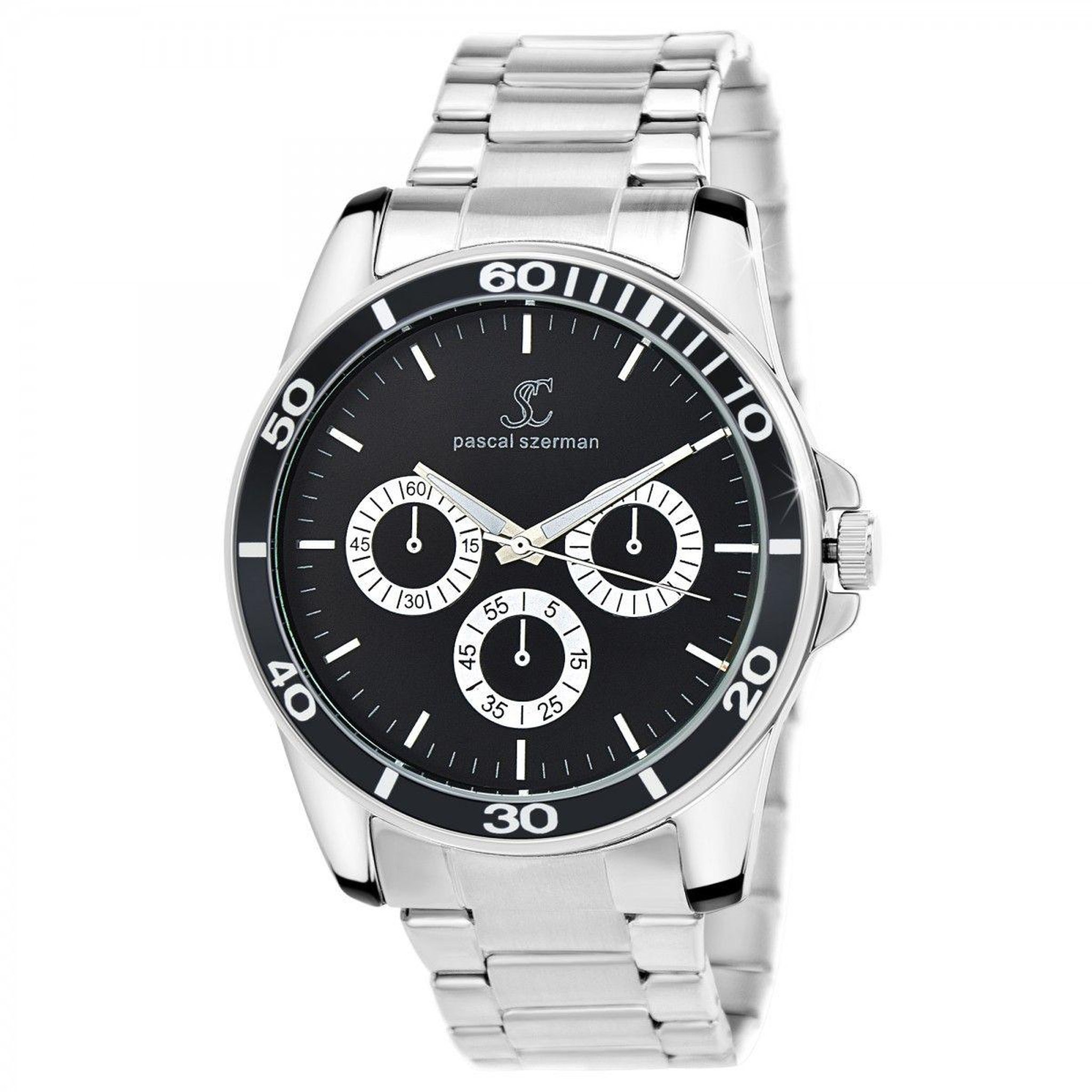 Voir la diapositive 1 : SC CRYSTAL Montre homme quartz par Pascal Szerman