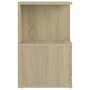 Voir la diapositive 5 : VIDAXL Table de chevet chene sonoma 35x35x55 cm bois d'ingenierie