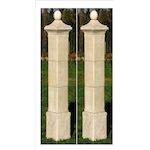 Habitat et Jardin Lot de 2 piliers de portail  Provençal  - 41 x 41 x 228 cm