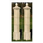 Habitat et Jardin Lot de 2 piliers de portail  Provençal  - 41 x 41 x 228 cm