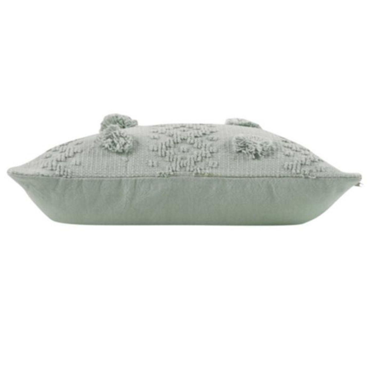 Paris Prix Coussin Déco à Pompons  Alenia  40x40cm Menthe