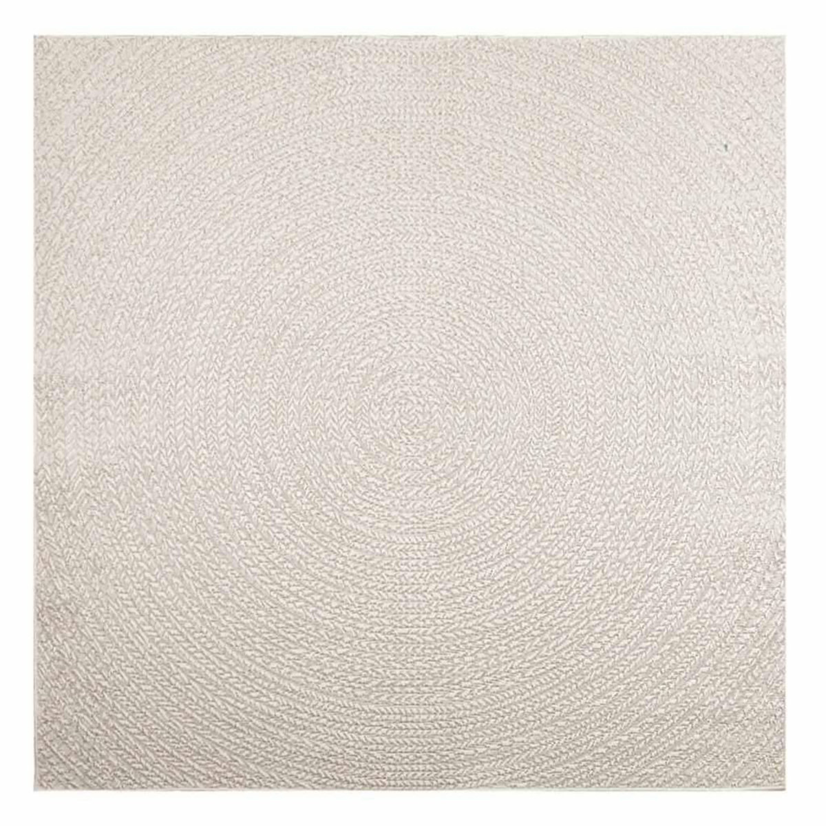 VIDAXL Tapis ZIZUR creme 200x200 cm aspect de jute interieur exterieur