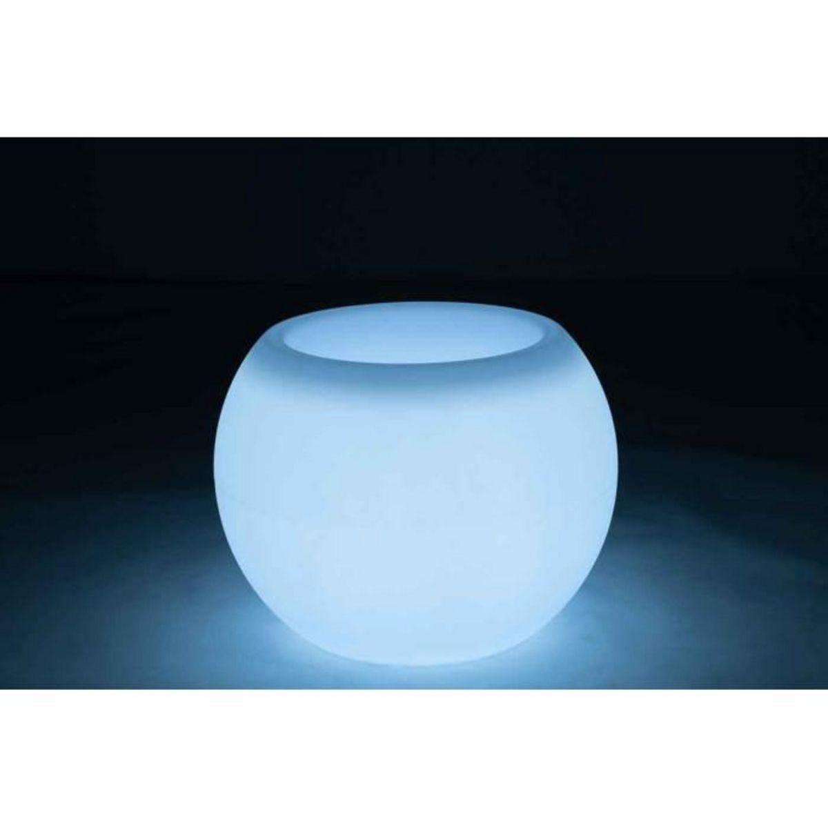 Paris Prix Lampe d'Extérieure & Pot de Fleurs  Outdoor  56cm Blanc