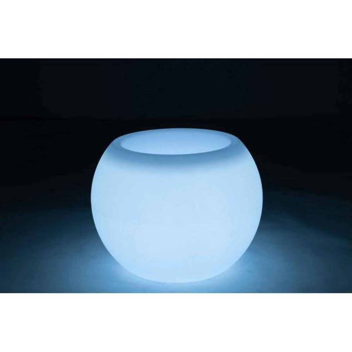 Paris Prix Lampe d'Extérieure & Pot de Fleurs  Outdoor  56cm Blanc