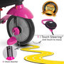 Voir la diapositive 3 : SMARTRIKE Tricycle Swing DLX 4 en 1 Rose