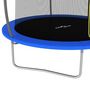 Voir la diapositive 4 : VIDAXL Ensemble de trampoline rond 244x55 cm 100 kg