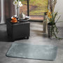 Voir la diapositive 4 : Paris Prix Tapis Uni en Flanelle  Flanou  50x80cm Gris