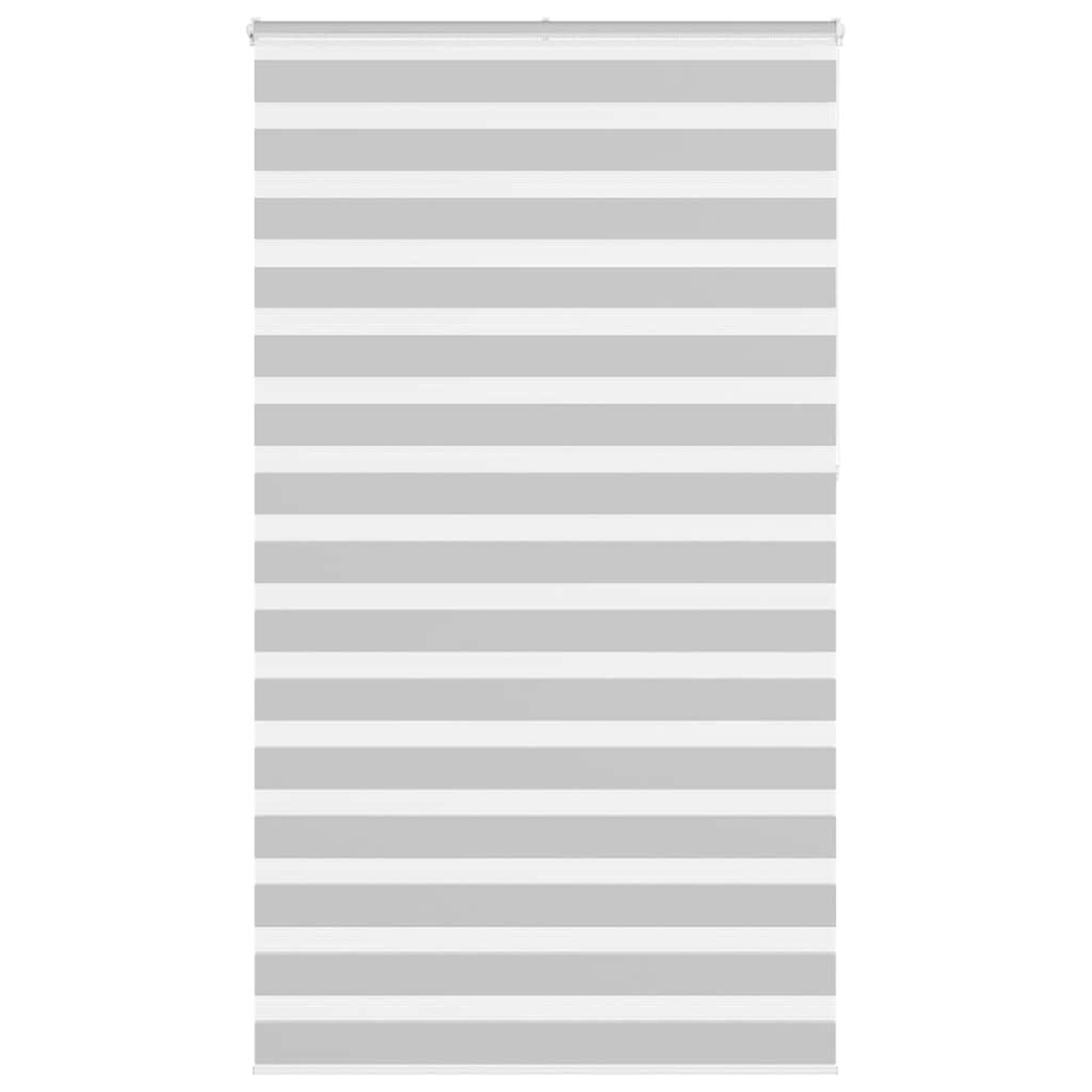 VIDAXL Store zebre gris clair largeur du tissu 125,9 cm polyester