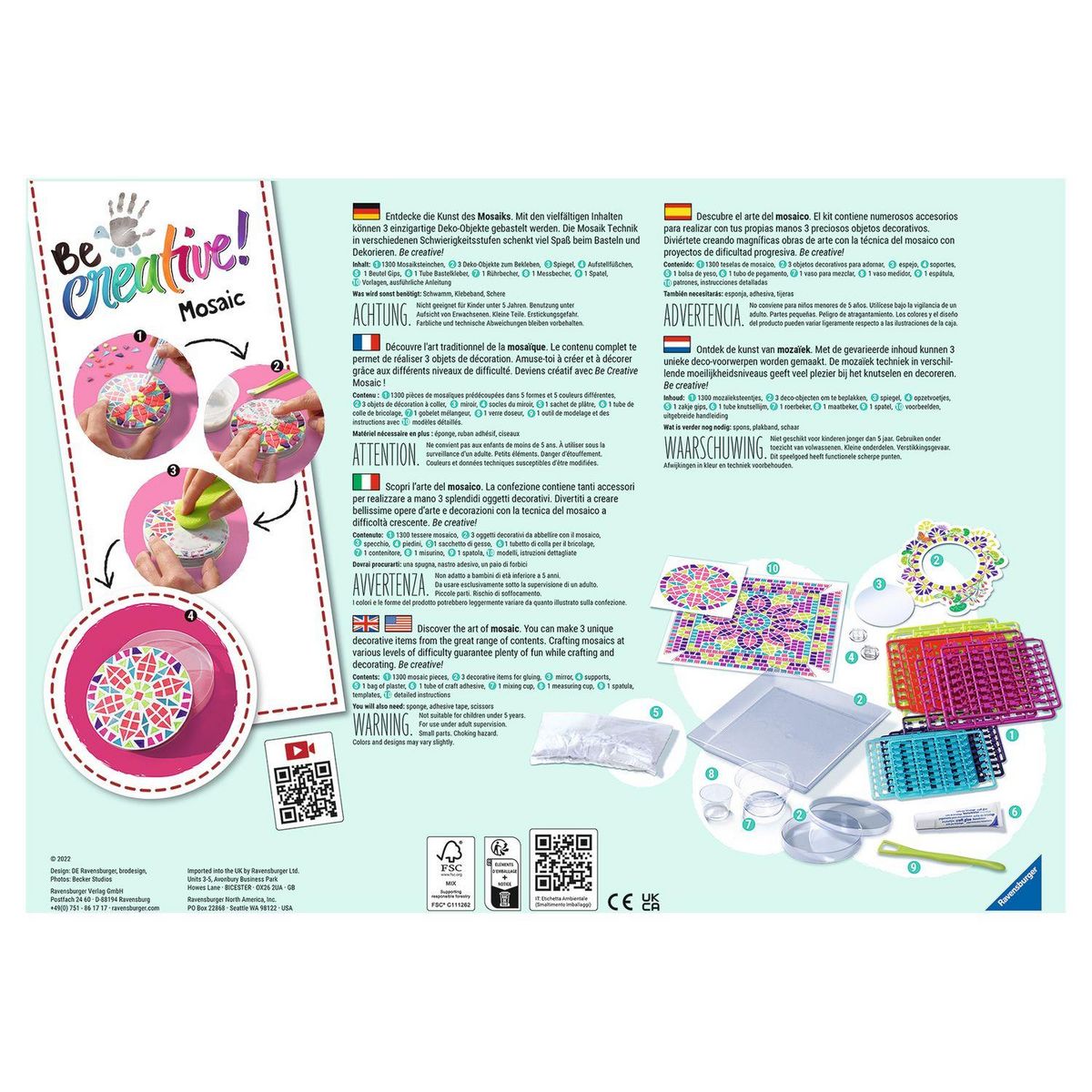 RAVENSBURGER Coffret Mosaïque Maxi