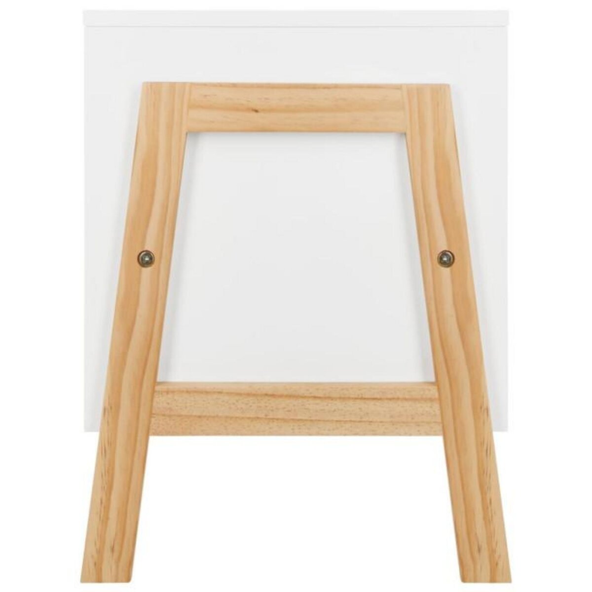 Atmosphera Kids Meuble de rangement enfant Douceur - L. 60 x H. 40 cm - Blanc