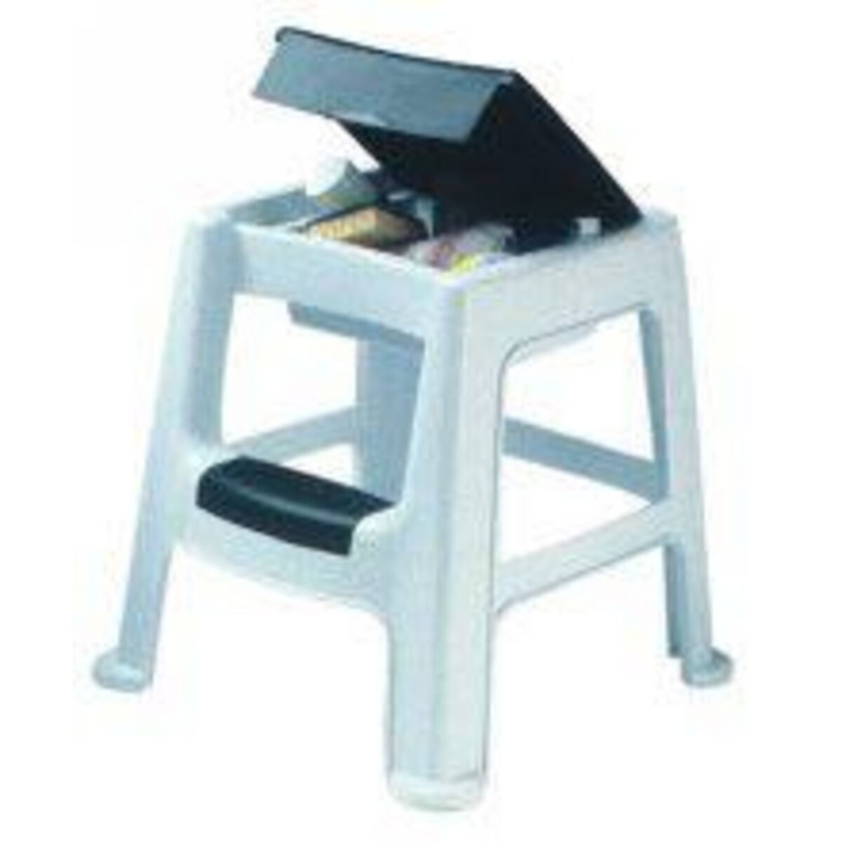 OUTIFRANCE Marche pied avec coffre de rangement