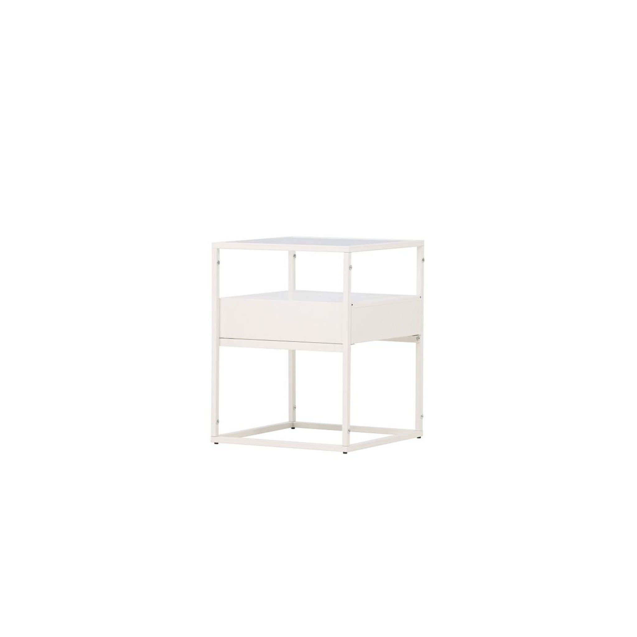 Voir la diapositive 3 : Paris Prix Table d'appoint design  fortaleza  51cm blanc
