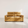Voir la diapositive 6 : BEST MOBILIER Anatole - canapé droit 3 places convertible avec coffre en velours texturé