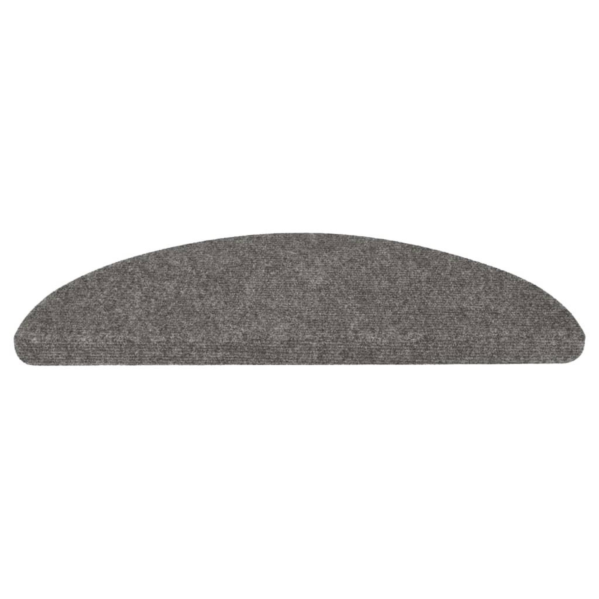 Voir la diapositive 5 : VIDAXL Tapis d'escalier autocollants 15 pcs 56x17x3 cm Gris