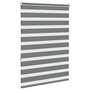 Voir la diapositive 4 : VIDAXL Store zebre gris fonce largeur du tissu 95,9 cm polyester