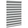 Voir la diapositive 4 : VIDAXL Store zebre gris fonce largeur du tissu 95,9 cm polyester