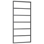 Voir la diapositive 2 : VIDAXL Porte coulissante Verre ESG et aluminium 90x205 cm Noir