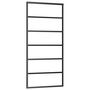 Voir la diapositive 2 : VIDAXL Porte coulissante Verre ESG et aluminium 90x205 cm Noir