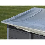 GRE Bâche d'hivernage 580 g/m² pour piscine composite carrée 3,26 x 3,26 m - Gré