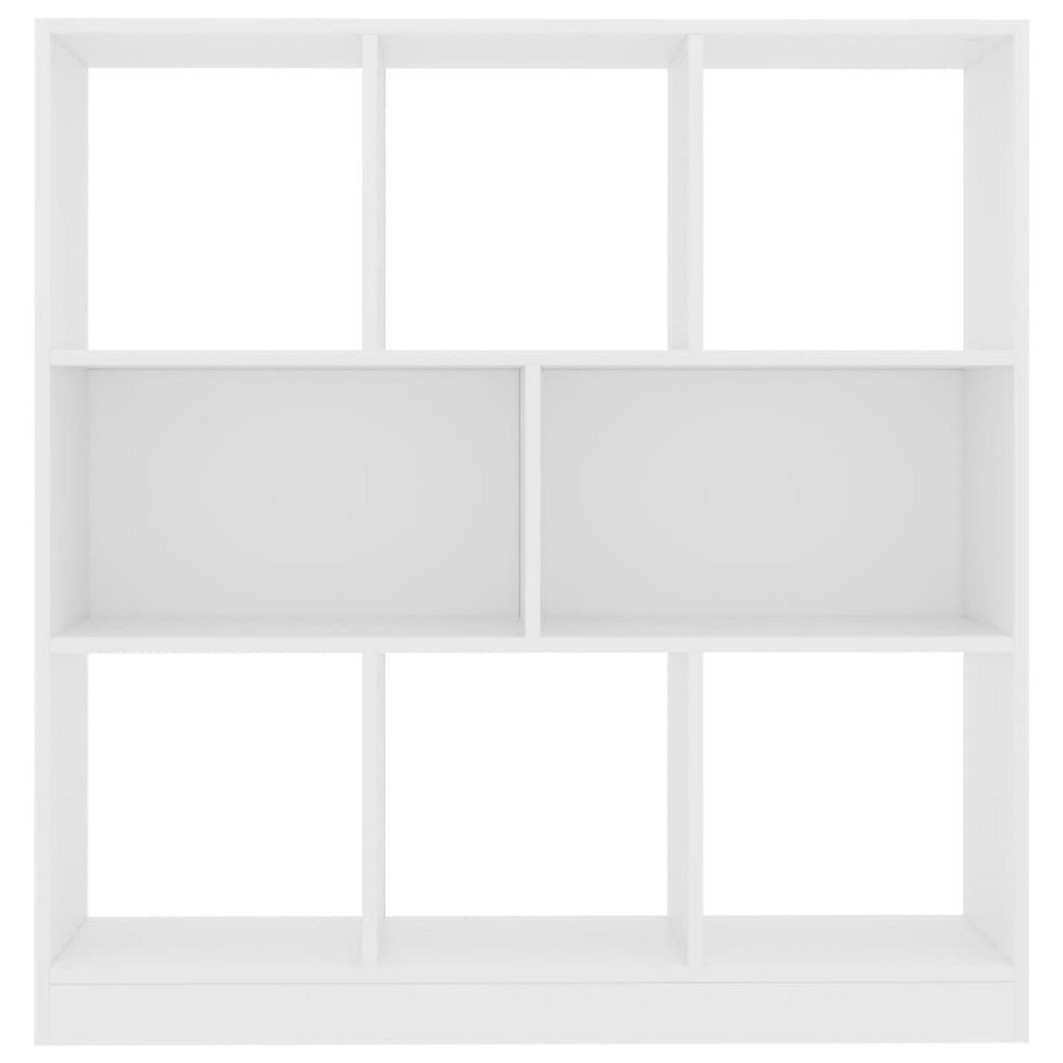 VIDAXL Bibliotheque Blanc 97,5x29,5x100 cm Bois d'ingenierie