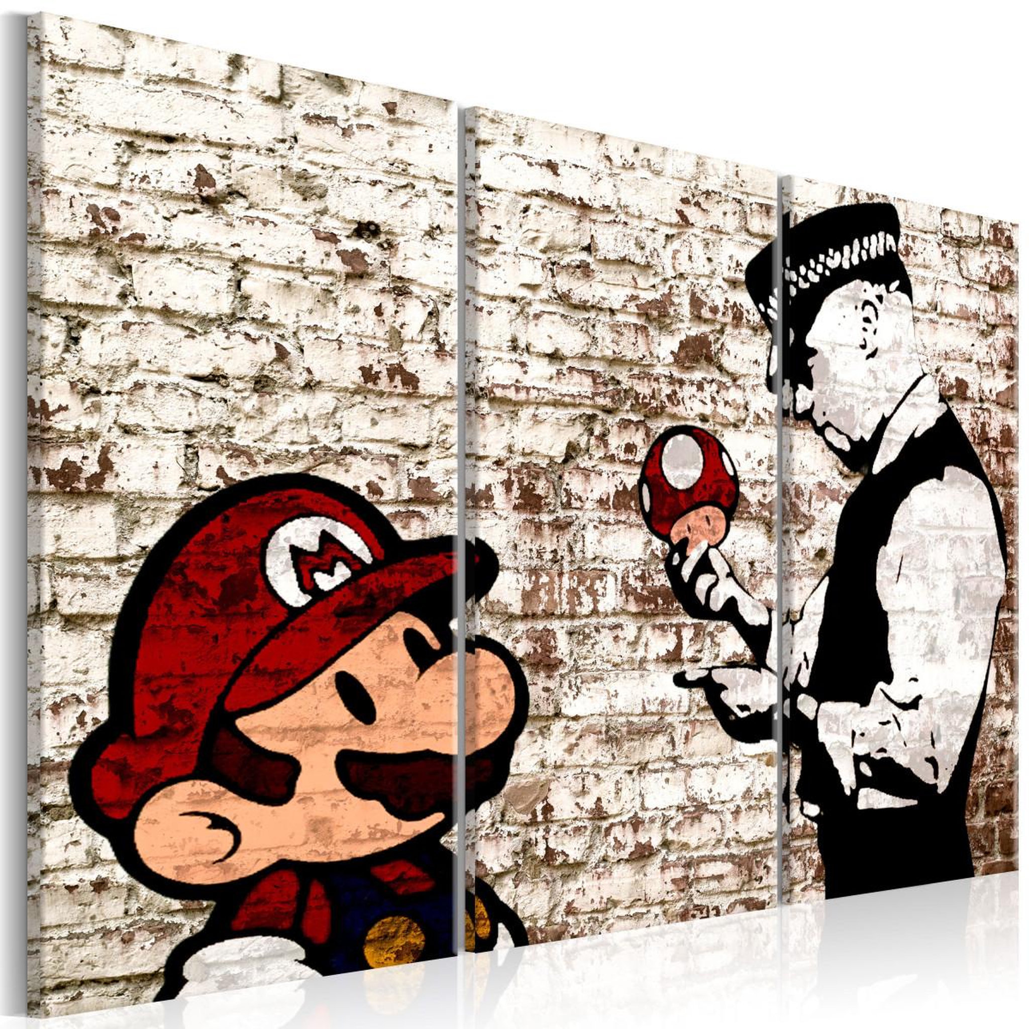 Voir la diapositive 1 : Paris Prix Tableau Imprimé  Mario Bros : Torn Wall
