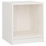 Voir la diapositive 5 : VIDAXL Tables de chevet 2 pcs Blanc 35,5x33,5x41,5 cm Pin massif