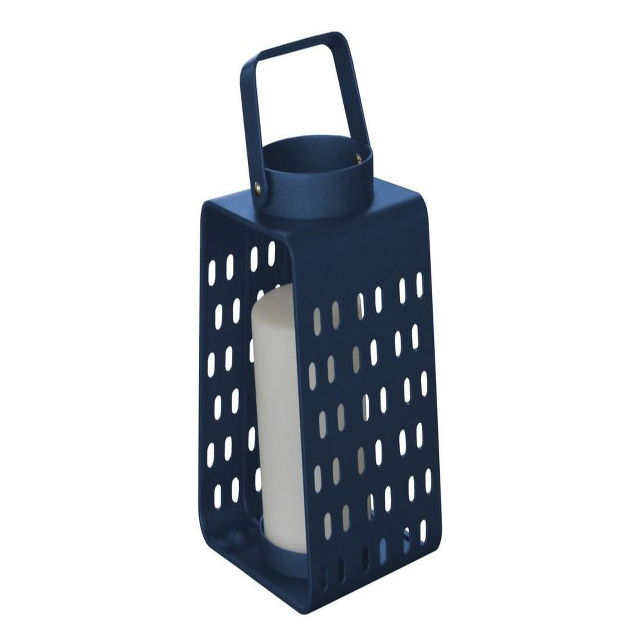 Proloisirs Lampe intérieur/extérieur GM (grand modèle) alu - bleu 19 x 32 x 15 cm