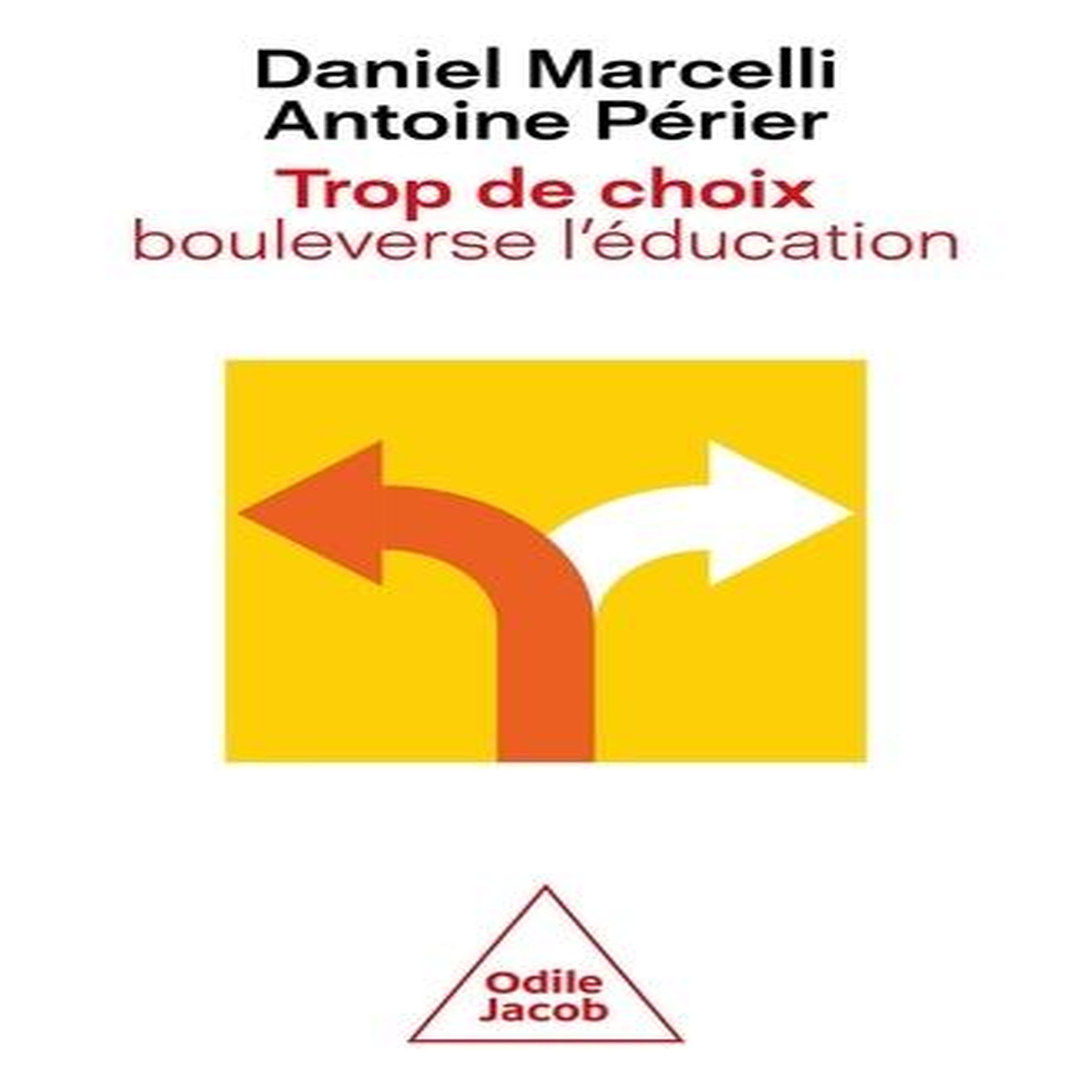 TROP DE CHOIX BOULEVERSE L'EDUCATION, Marcelli Daniel