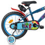 Voir la diapositive 2 : Avengers Vélo enfant 16'' AVENGERS de Marvel (100 cm à 125 cm) avec 2 freins, plaque avant décorative, stabilisateurs et bidon arrière.