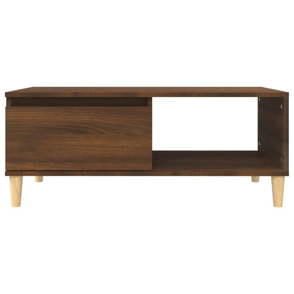 VIDAXL Table basse Chene marron 90x50x36,5 cm Bois d'ingenierie