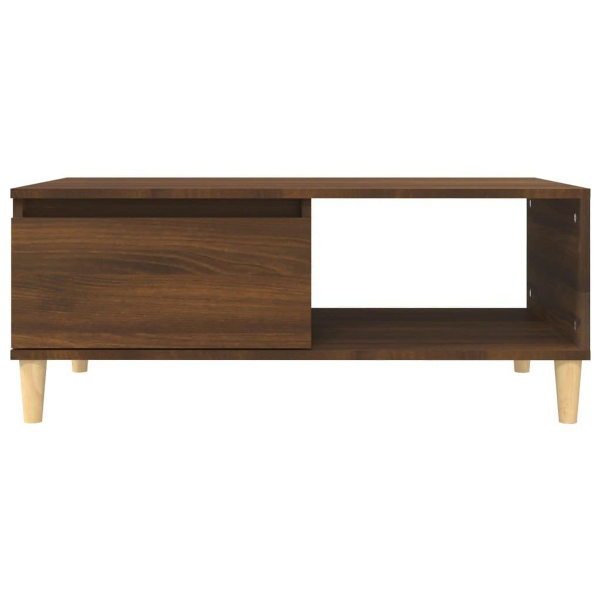 VIDAXL Table basse Chene marron 90x50x36,5 cm Bois d'ingenierie