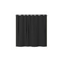 Voir la diapositive 5 : EKIPA Dressing avec rideau - Decor chene jackson et noir - L 198 x P 48 x H 203 cm - COMO