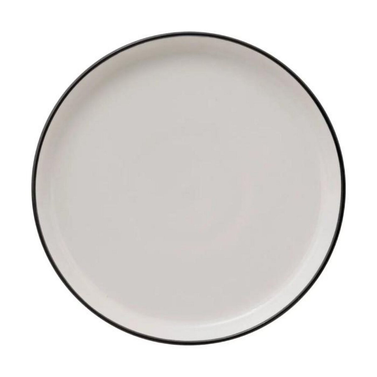 SECRET DE GOURMET Lot de 6 Assiettes à Dessert  Alix  20cm Blanc