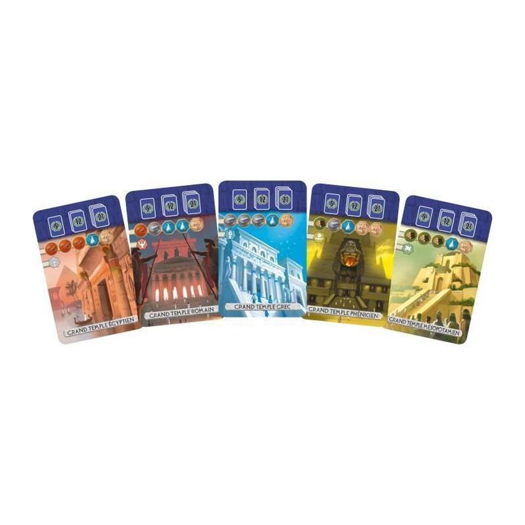 Voir la diapositive 3 : Asmodee 7 WONDERS DUEL : PANTHÉON (EXT), Papeterie