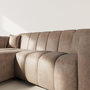 Voir la diapositive 4 : LISA DESIGN Curtis - canapé d'angle gauche 4 places en simili