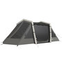 Voir la diapositive 5 : OUTSUNNY Tente gonflable camping 4 personnes 3 pièces auvent imperméabilité 3000mm gris