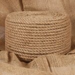VIDAXL Corde de jute 50 m de long 10 mm d'epaisseur