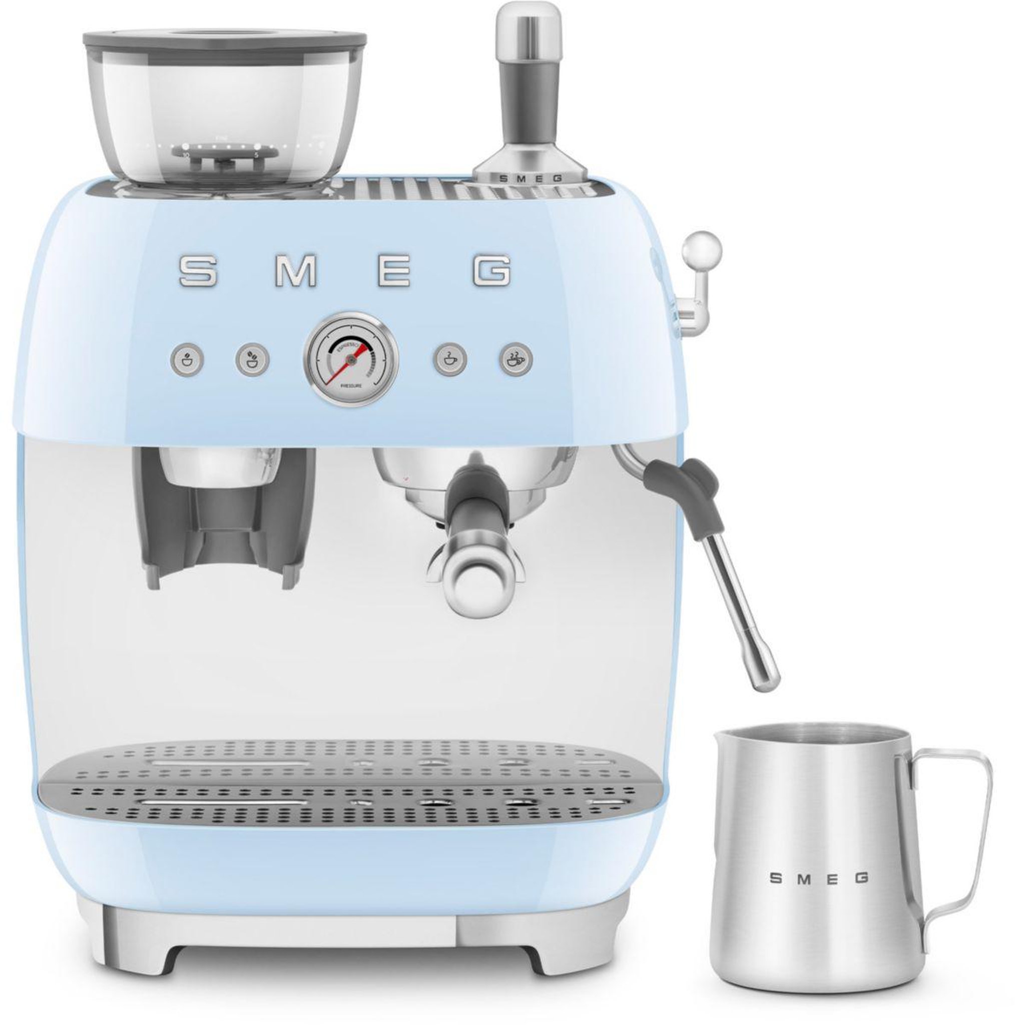 Voir la diapositive 3 : SMEG Expresso broyeur egf03pbeu