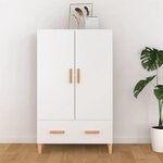 VIDAXL Buffet Blanc 70x31x115 cm Bois d'ingenierie