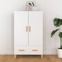 Voir la diapositive 1 : VIDAXL Buffet Blanc 70x31x115 cm Bois d'ingenierie