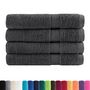 Voir la diapositive 2 : VIDAXL Serviettes de qualité supérieure SOLUND 4 pcs anthracite