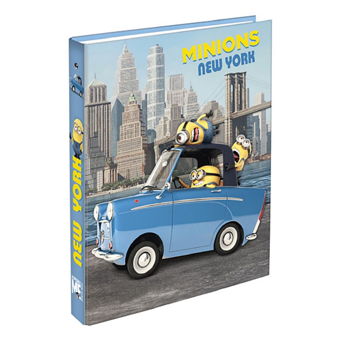 Classeur A4 rigide dos 40mm Les Minions Voiture