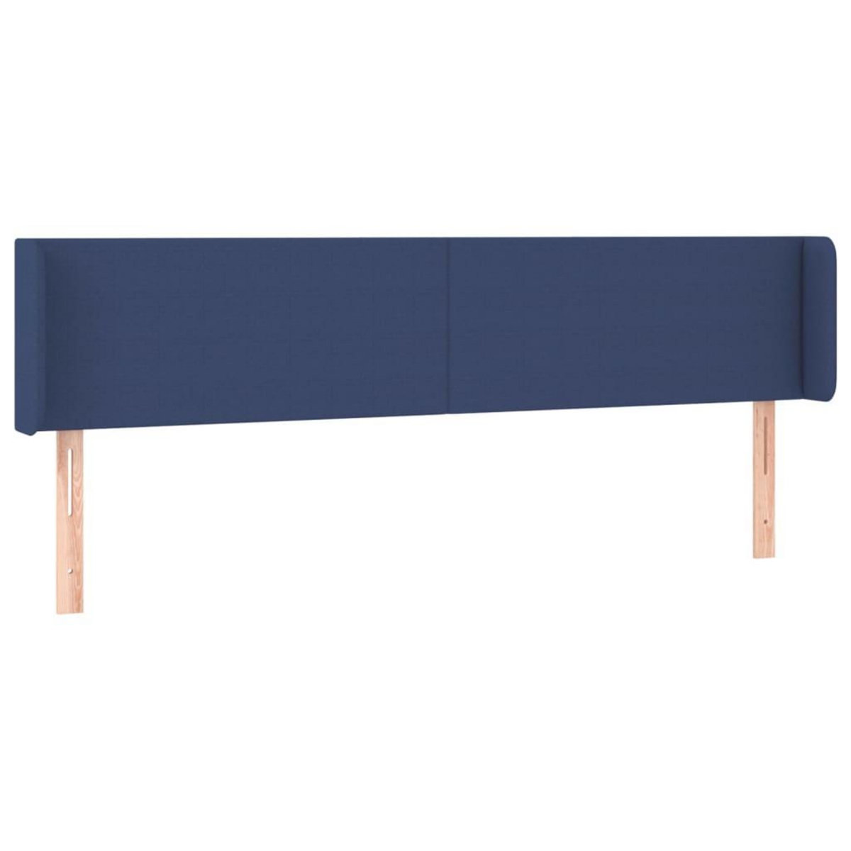 VIDAXL Tete de lit a LED Bleu 163x16x78/88 cm Tissu